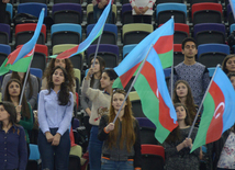 Bakıda batut gimnastikası üzrə FIG Dünya Kuboku yarışlarının açılış mərasimi keçirilib. Azərbaycan, 5 mart, 2016